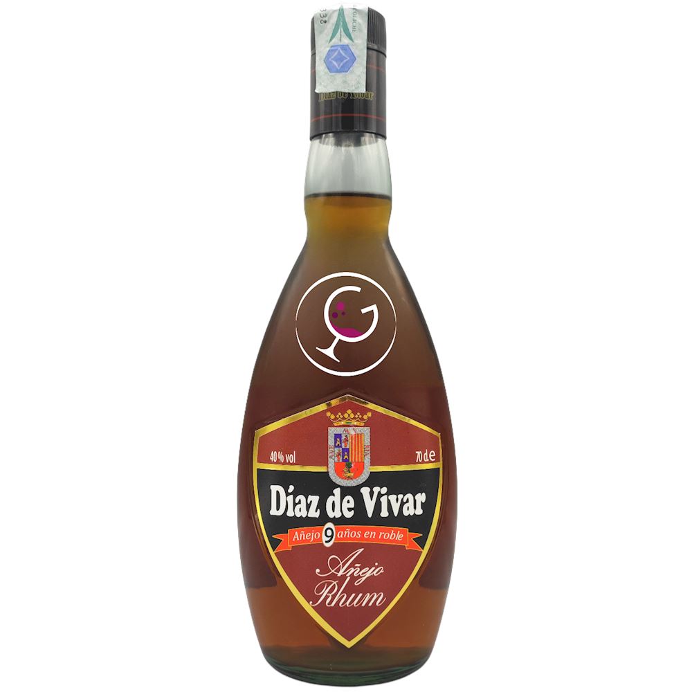 RHUM DIAZ DE VIVAR ANEJO 9 ANOS 40% CL.70 PARAGUAY Rum