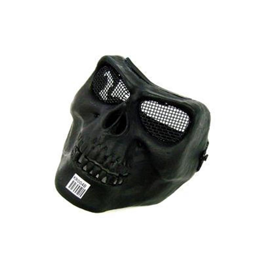 MASCHERA TACTICAL SKULL NERA IN TECNOPOLIMERO MASCHERE DI PROTEZIONE -  IlSemaforo