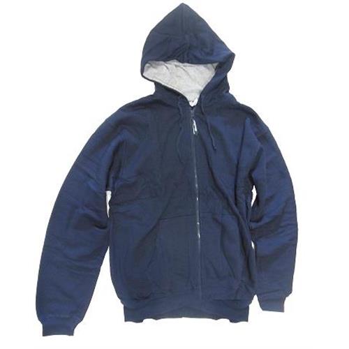 patton-felpa-in-cotone-con-cerniera-e-cappuccio-blu