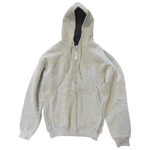 patton-felpa-in-cotone-con-cerniera-e-cappuccio-grigia