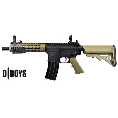 d-boys-m4-cqb-ris-keymod-black-tan