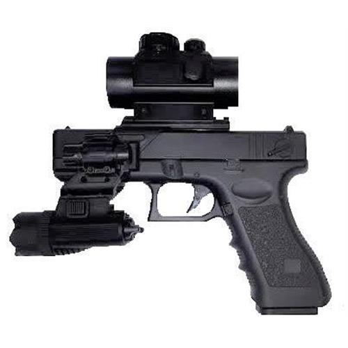 cyma-g18c-elettrica-gear-box-metal-con-red-dot-slitta-laser-e-torcia