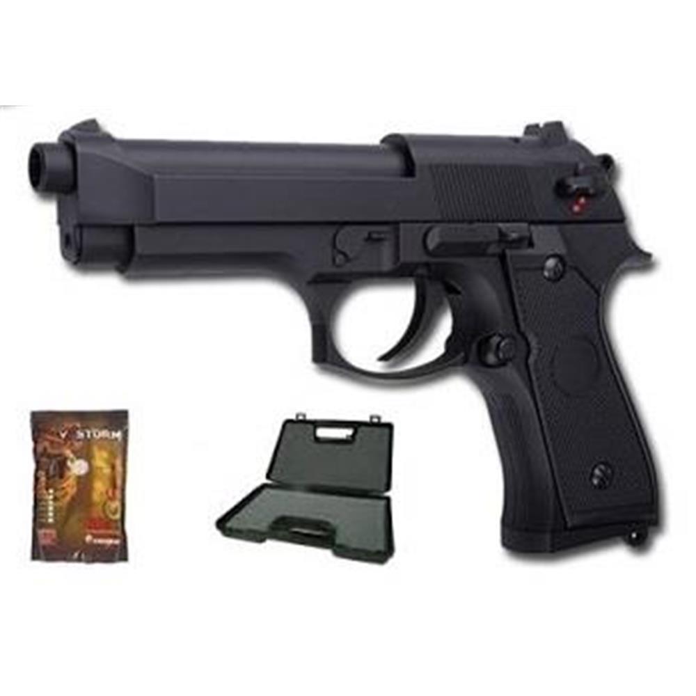 Mediawave Store Pistola Giocattolo CIGIOKI 397233 con puntatore 6 mm e Pallini Inclusi 45 Magnum 
