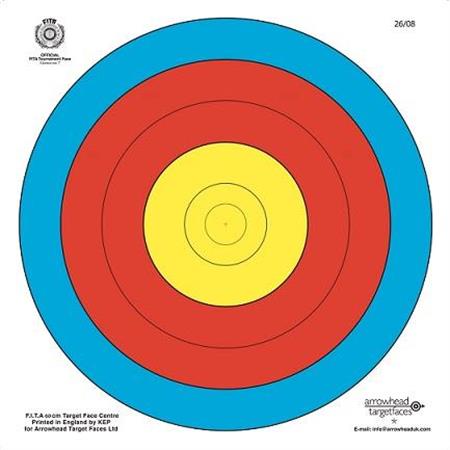 big-archery-6-fogli-bersaglio-fita-ufficiale-40x40-per-tiro-arco-balestra