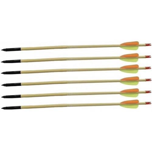 flytech-6-frecce-per-arco-in-legno-da-77-5cm-con-punta-in-acciaio