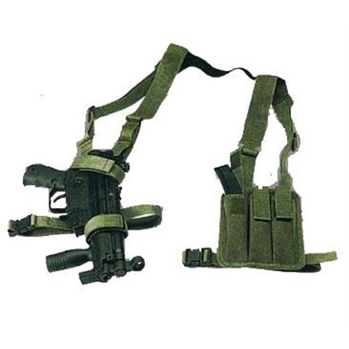 vega-holster-fondina-ascellare-verde-con-portacaricatori-per-mp5-kurz