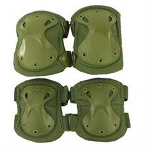 exagon-combat-wear-set-ginocchiere-gomitiere-defence-verdi
