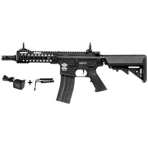 g-g-m4-300bot-ris-cqb-black-con-batteria-e-carica-batteria