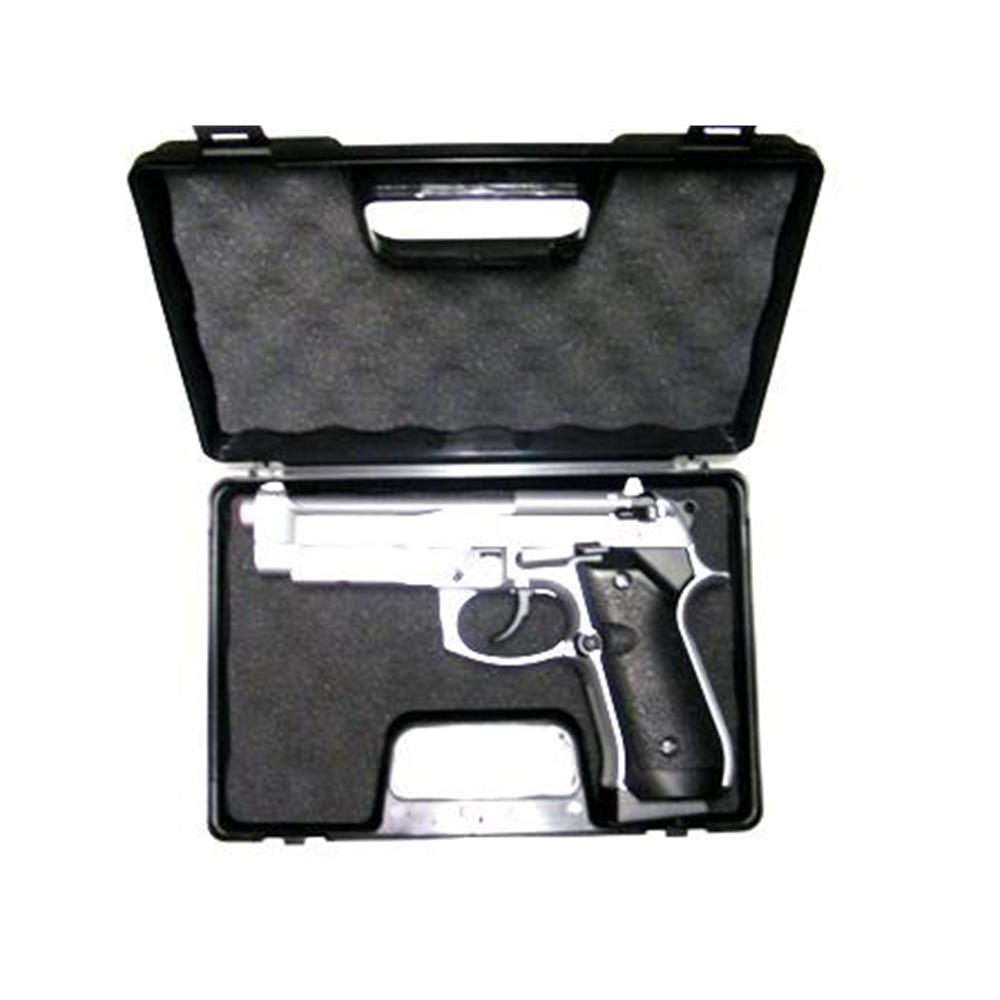 Valigetta Rigida in plastica Per Pistola 24.7x17.7x7.1cm con spugna bugnata  codice 6001/000
