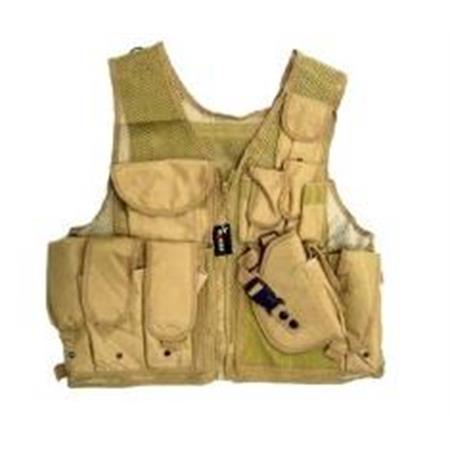 GILET TATTICO SOFTAIR NERO TACTICAL VEST VT-1043B