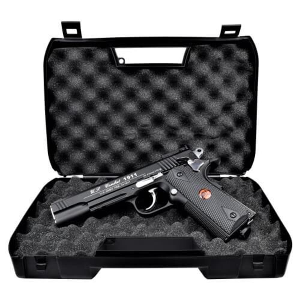 PISTOL BRUNI 1911US COMBAT TACTICAL BLACK FULL METAL CAL. 4,5MM CO2 PISTOLS  - IlSemaforo