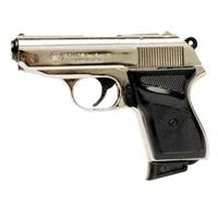 POLICE BLANK PISTOL 8MM CROMO BLANK GUNS - IlSemaforo