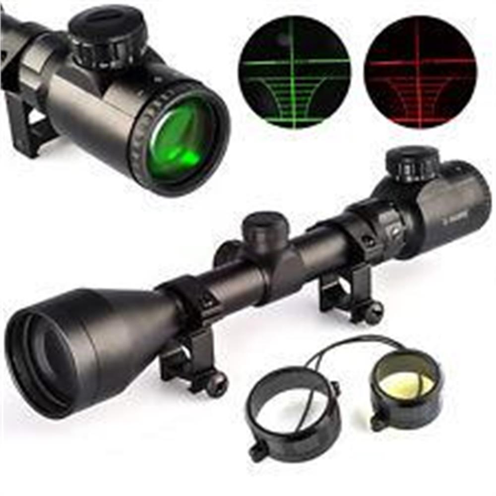 FIREFIELD Barrage 1.5-5x32 Riflescope Reticolo MIL-DOT con 3 colori  Cannocchiale per fucili AR15 con puntatore Laser GREEN cod.FF13063