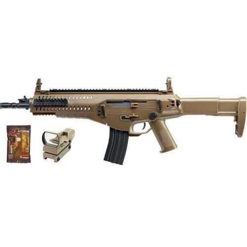 beretta-arx-160-tan-top-fire-vs-pack-con-pallini-e-red-dot