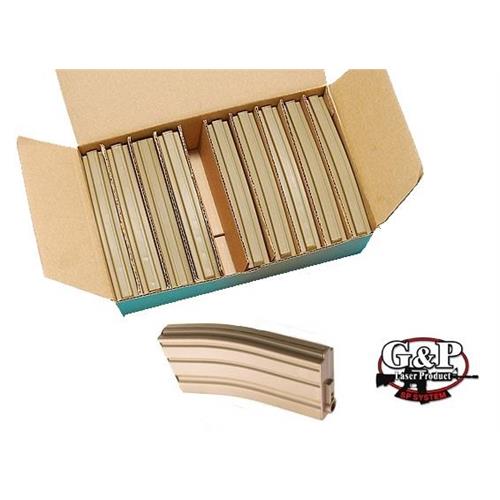 g-p-set-10pz-caricatori-monofilari-tan-da-130pz-per-m4-m16-scarl