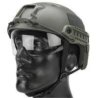 CASCO TATTICO FAST BJ VERDE CON VISIERA CASCHI - IlSemaforo