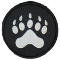 PATCH IMPRONTA ZAMPA ORSO IN GOMMA CON VELCRO PATCH - IlSemaforo