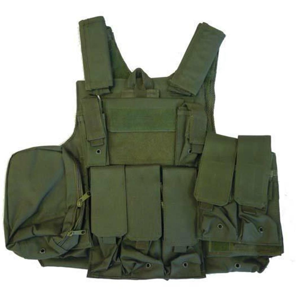 CORPETTO CYRAS TATTICO VERDE IMBOTTITO CON 10 TASCHE CORPETTI TATTICI -  IlSemaforo