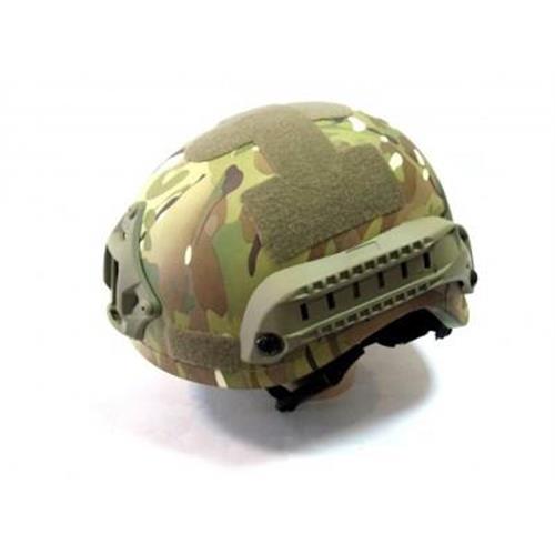 Casco Elmetto Softair Tattico Militare Vegetato Italiano con Velcro Mich