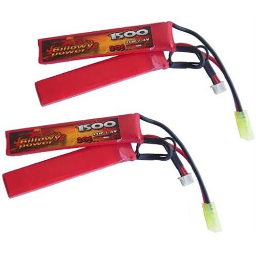 billowy-power-2pz-batteria-lipo-cqb-1500mah-7-4v-20c-compact-power-life