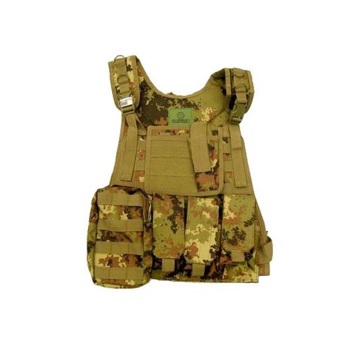 Gilet Tattico Tactical Vest 6 Tasche - Tan (VT-1104T