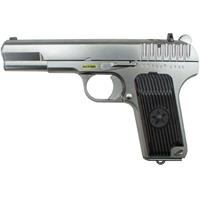 TT-33 TOKAREV BLOW-BACK FULL METAL SILVER GREEN GAS BLOWBACK