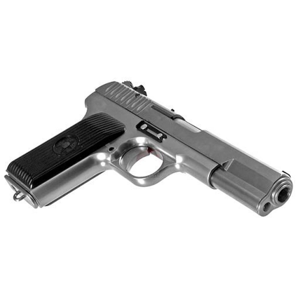 TT-33 TOKAREV BLOW-BACK FULL METAL SILVER GREEN GAS BLOWBACK