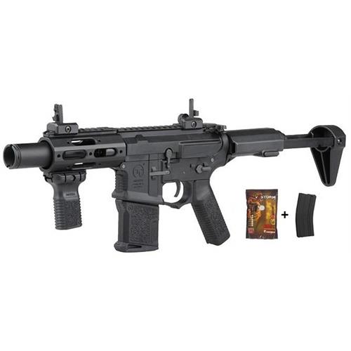 ares-m4-stubby-tactical-ris-nero-con-pallini-e-caricatore