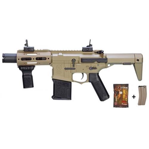 ares-m4-stubby-tactical-ris-nero-con-pallini-e-caricatore
