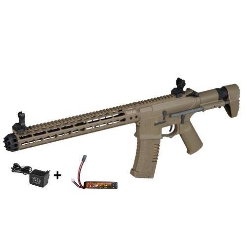 ares-m4-ris-13-5-keymod-tan-con-batteria-e-carica-batteria
