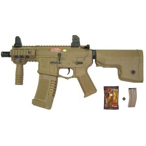 ares-amoeba-m4-stubby-ris-cqb-tan-con-pallini-e-caricatore