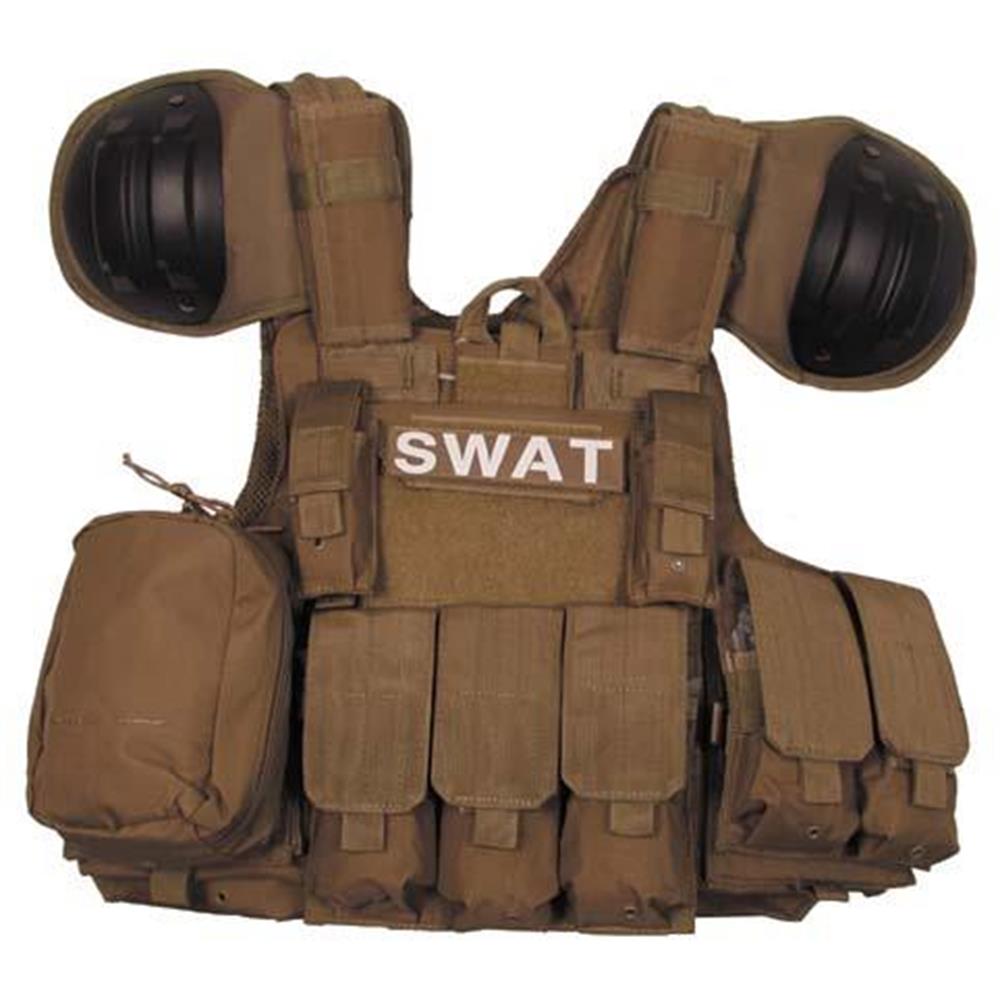 CORPETTO COMBAT SWAT COYOTE TAN MULTITASCHE RINFORZATE CORPETTI TATTICI -  IlSemaforo