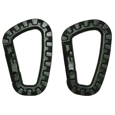 Black Plastic Carabiner Hook