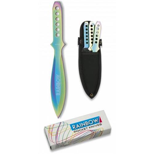 martinez-albainox-set-3-coltelli-da-lancio-rainbow-con-fodero-lunghi-20cm