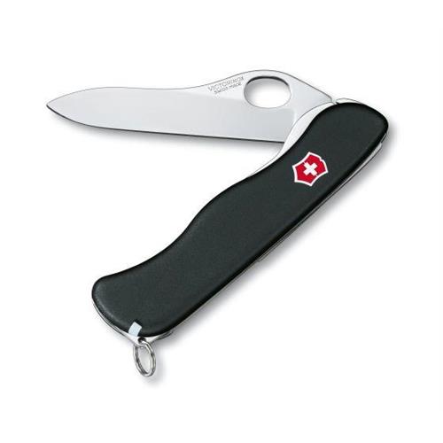 coltello-victorinox-sentilen-nero-lama-ondulata