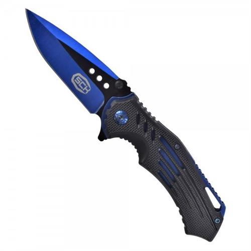 coltello-chiudibile-lama-mista-manico-blu-nero