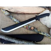 Machete nero con manico in ABS - Metal Badge