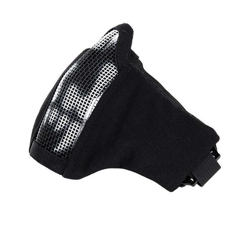 Face mask black uomo con velcro patcheria (lp-fm002) - Softair Games - ASG  Softair San Marino