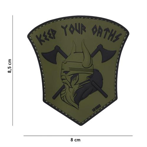 patch-3d-in-pvc-con-velcro-keep-your-oats-verde