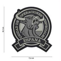 PATCH 3D IN PVC CON VELCRO SPAGNA GRIGIA PATCH - IlSemaforo