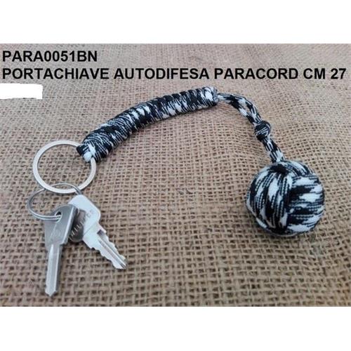 v-storm-portachiavi-paracord-autodifesa-bianco-nero