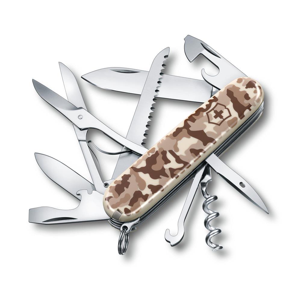 Victorinox Huntsman, Swiss pocket knife, Wood 1.3711.63