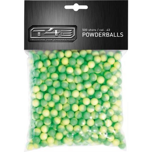 pallini-t4e-cal-43-powderball-white-in-gesso-confezione-500pz