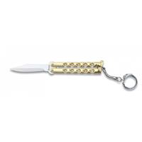 COLTELLO BUTTERFLY SILVER PORTACHIAVI LAMA 4CM COLTELLI BUTTERFLY -  IlSemaforo