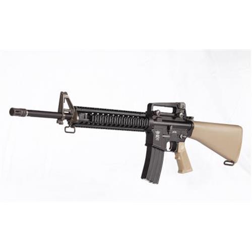 m16-a4-tan-full-metal-scarrellante-recoil-system