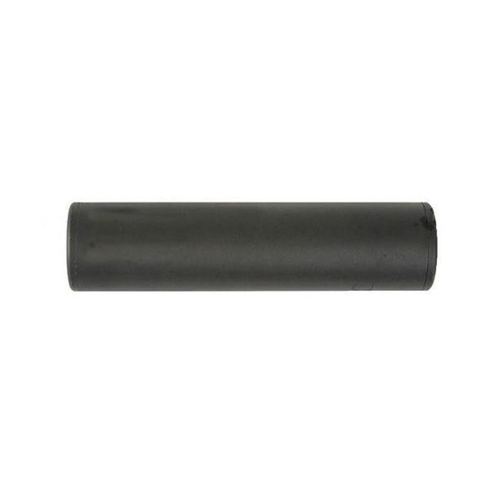 Silenziatore Softair Corto Nero 130x30mm in Metallo con Filettatura 14mm sx  CCW - Castellan