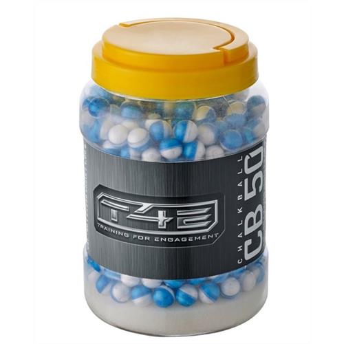 pallini-t4e-cal-50-powderball-white-in-gesso-confezione-250pz