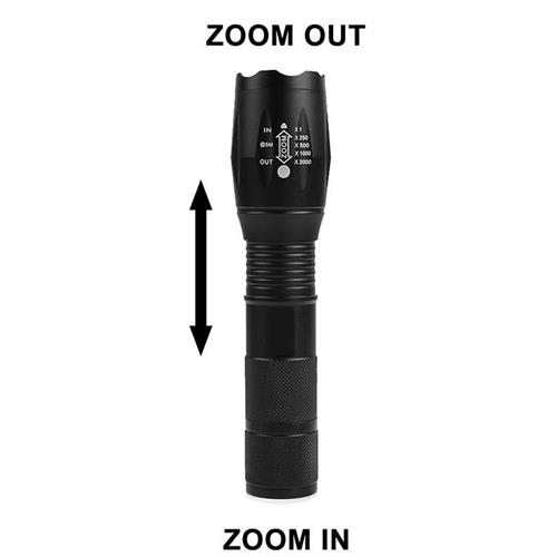 torcia-led-tactical-xml-t6-con-zoom-1000-lumen-waterproof