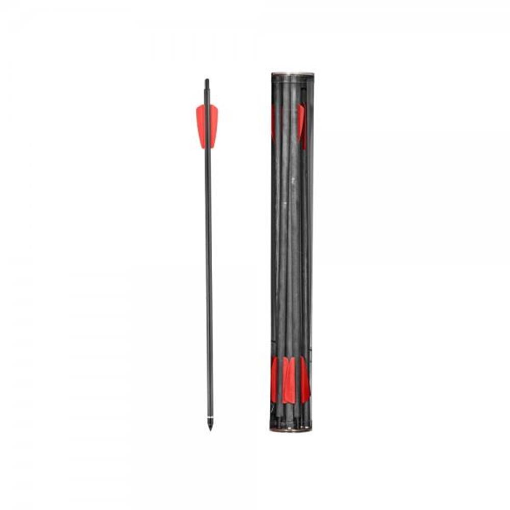 Frecce Per Balestra In Alluminio 6.5mm – 50-80 Libbre, 36 Pezzi, Colore Arancione – Caccia - Foto 5