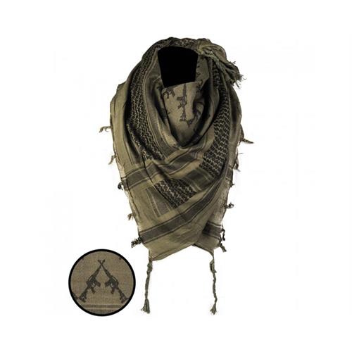 kefiah-verde-nero-110x110cm-in-cotone